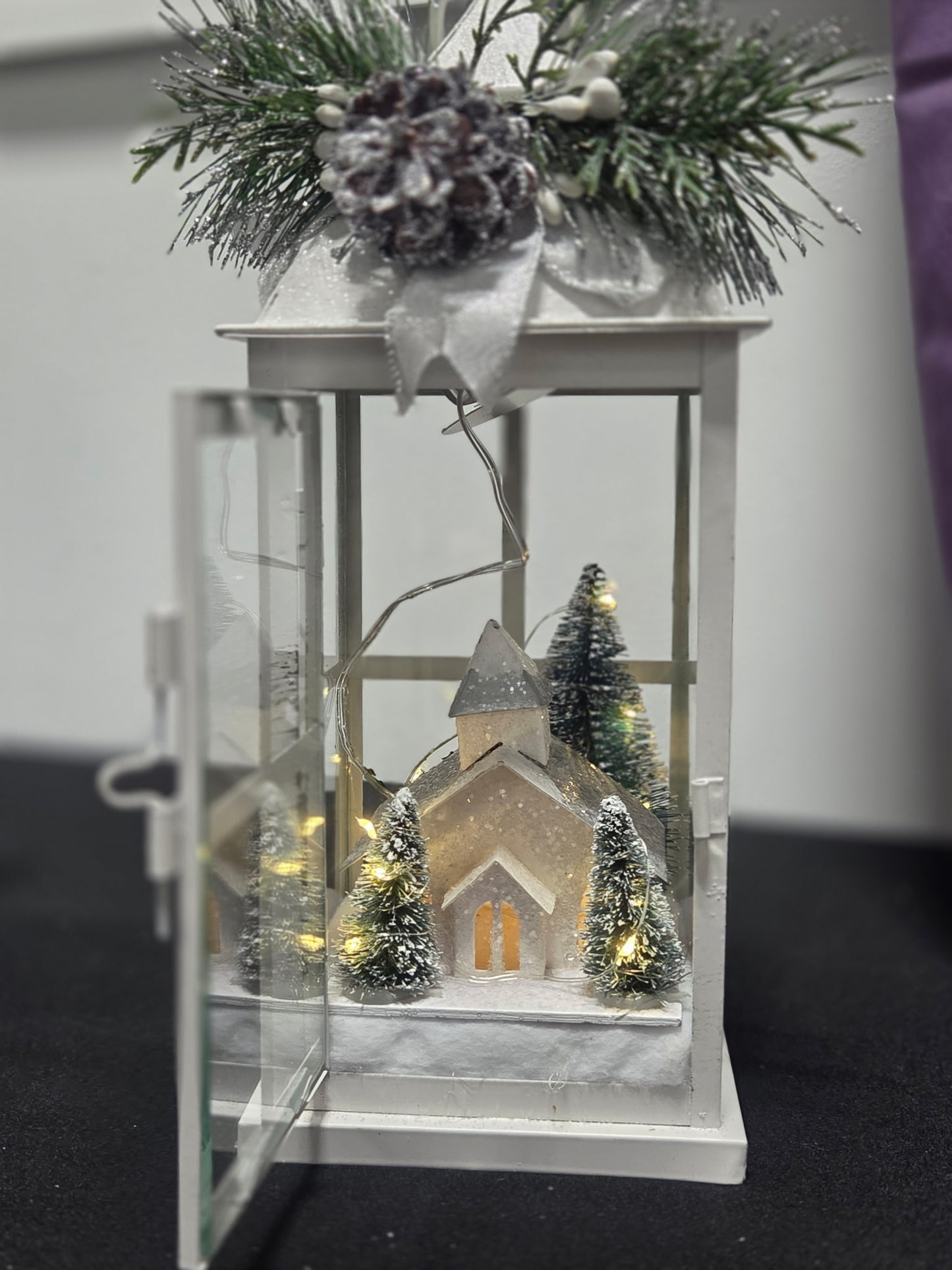 Custom Handmade Medium Fall & Holiday Lantern – Seasonal Décor & Gift