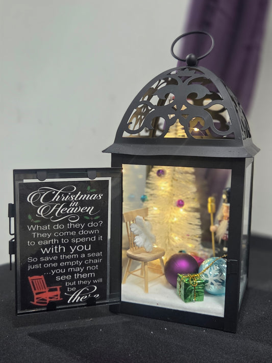 Custom Handmade Medium Fall & Holiday Lantern – Seasonal Décor & Gift