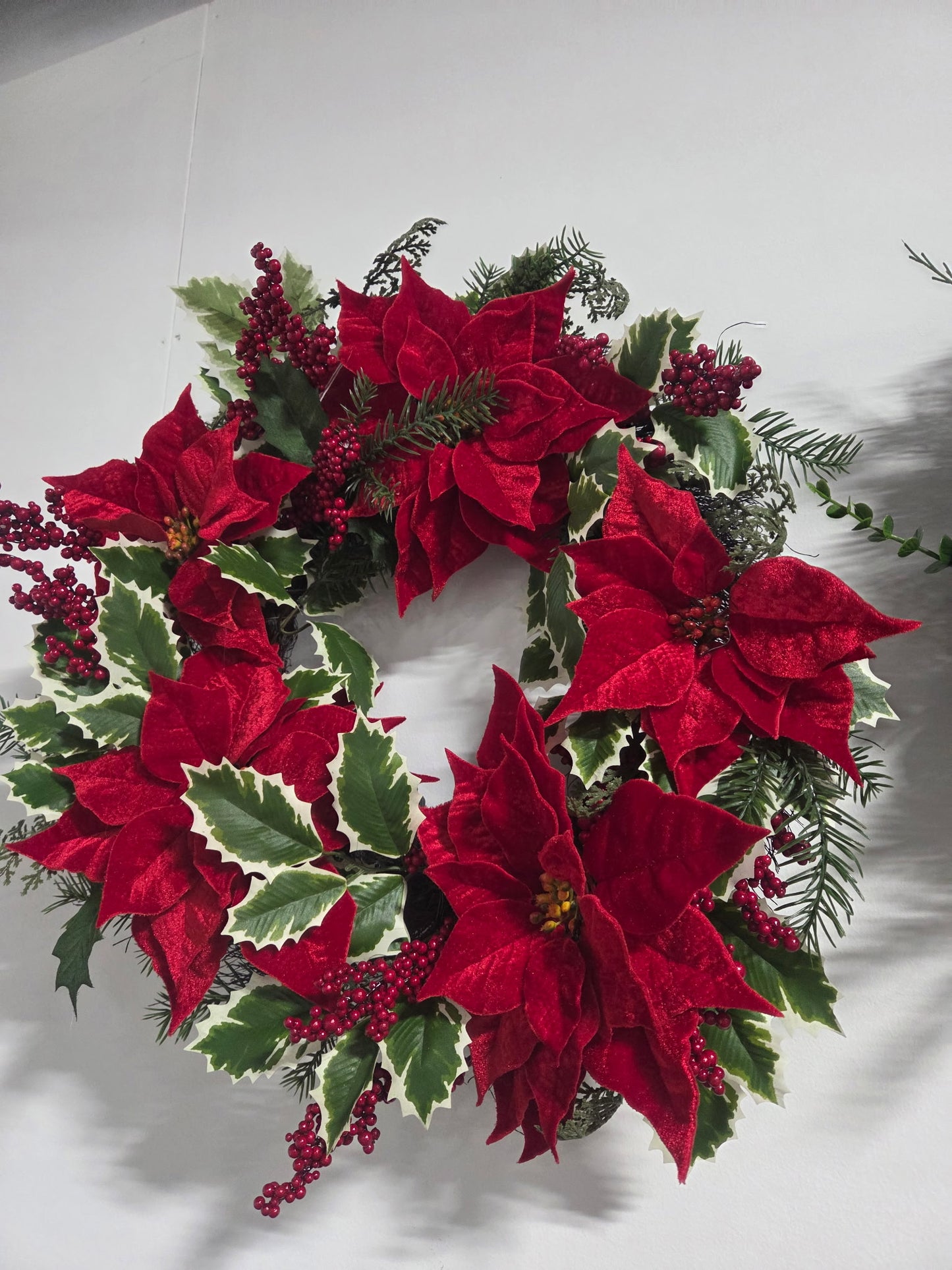 Medium 18-20 inches Fall & Holiday Wreath – Handmade, Ready to Ship