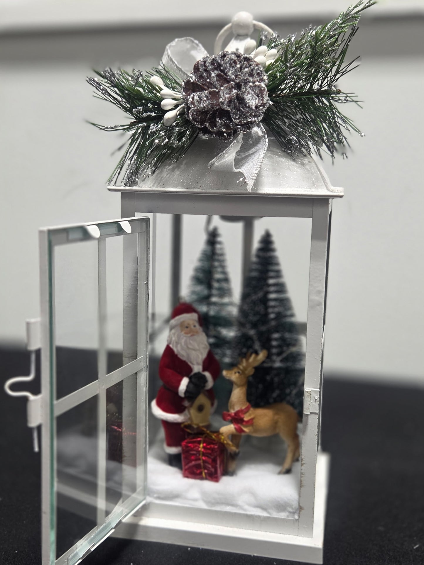 Custom Handmade Medium Fall & Holiday Lantern – Seasonal Décor & Gift