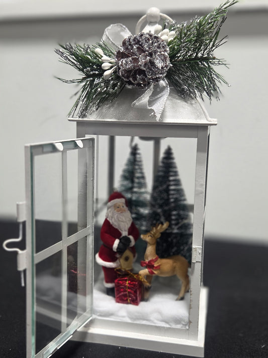 Custom Handmade Medium Fall & Holiday Lantern – Seasonal Décor & Gift