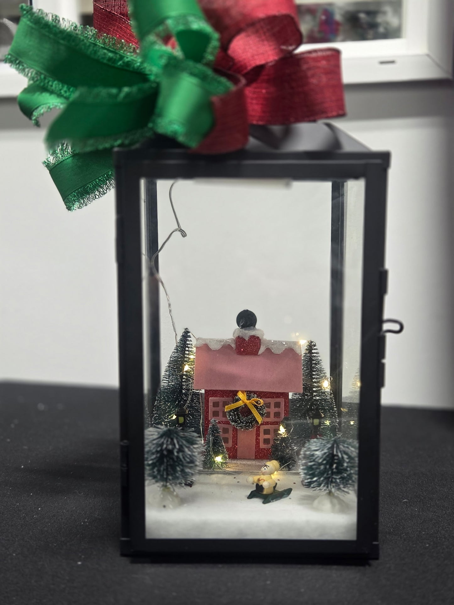 Custom Handmade Medium Fall & Holiday Lantern – Seasonal Décor & Gift